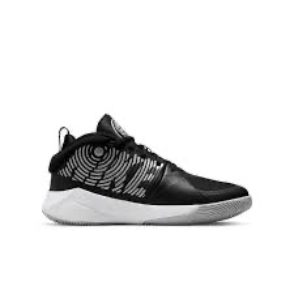 Nike Kids Team Hustle Black/White Basketball Sneakers Sz‎ 5.5 Youth